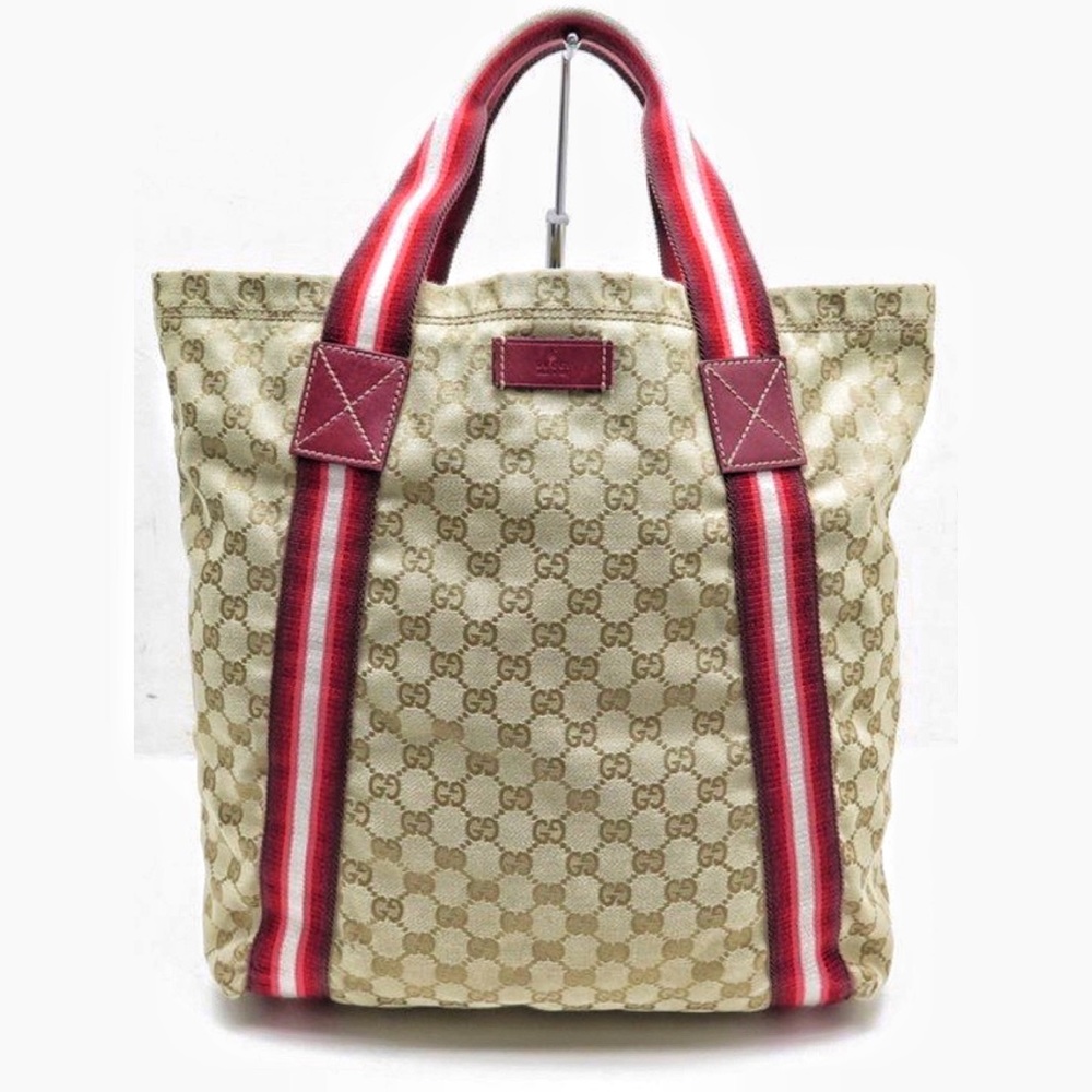 Gucci Tote with Multi Colored Straps